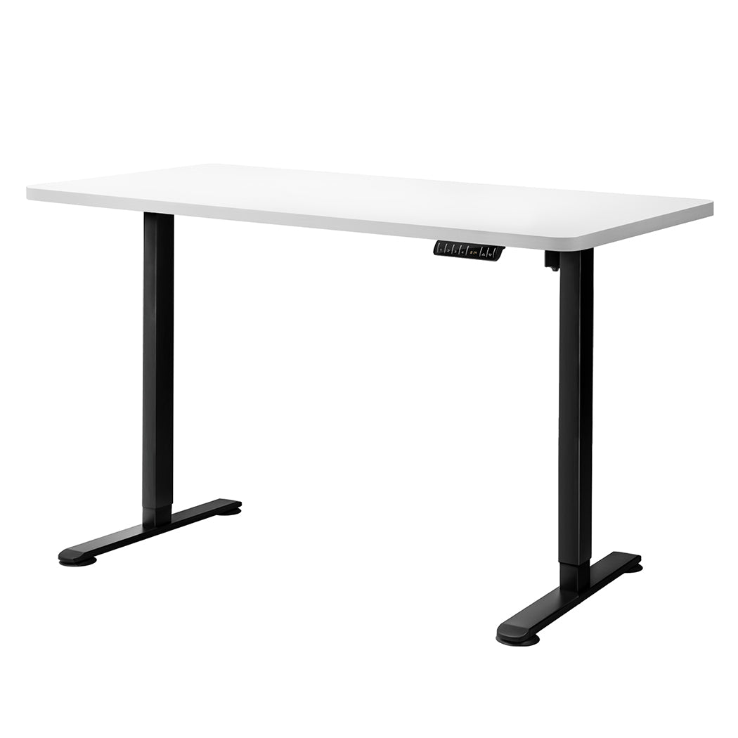 Levede Motorised Standing Desk Adjustable 140cm White 1000x 1MM-1864183330128400384