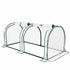 Lambu Mini Greenhouse Dual Zone PE Cover Tunnel Frame for Garden Transparent-2109799597935890433