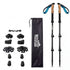 Mountview 2 Pcs Hiking Trekking Poles Walking Stick Adjustable Lightweight Black-2050059022798819328