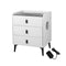Levede Bedside Table LED Lights Drawers Storage-2006732842519891968