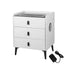 Levede Bedside Table LED Lights Drawers Storage-2006732842519891968