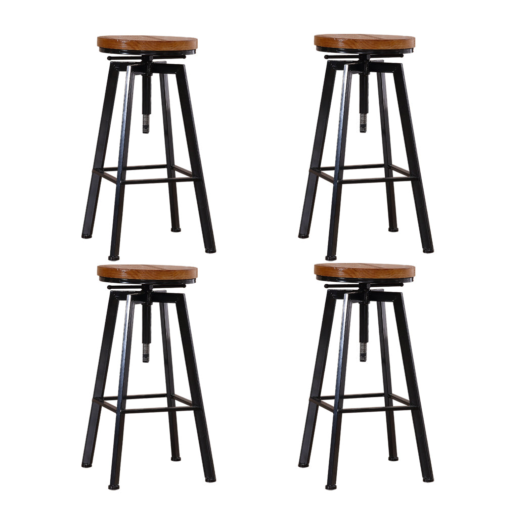 Levede 4x Bar Stools Industrial Kitchen-1864183224780066816