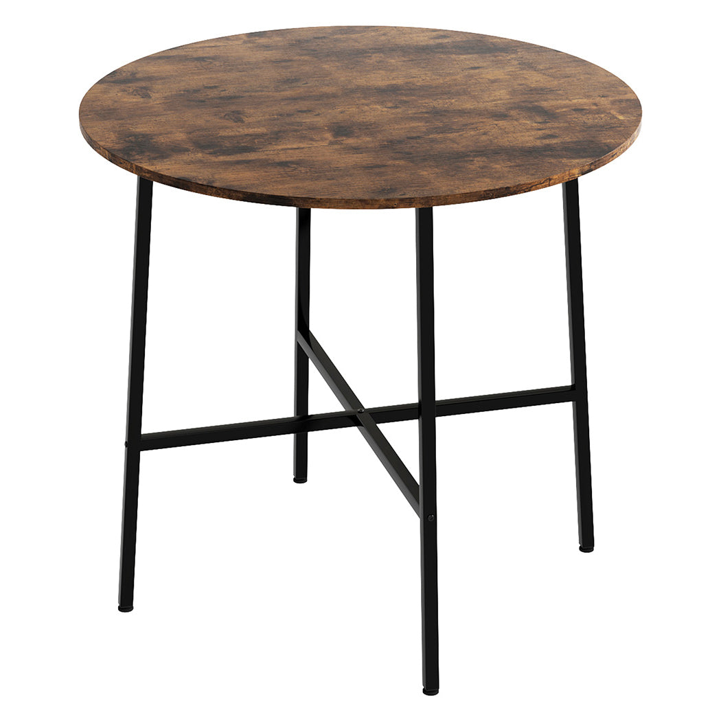 Levede Dining Table Round Kitchen 4 Person Coffee 80cm-2017004931596292096