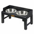 Pawz Elevated Dog Bowls Pet Feeder 6 Height Adjustable Raised Food Water Large-2050056766900801536