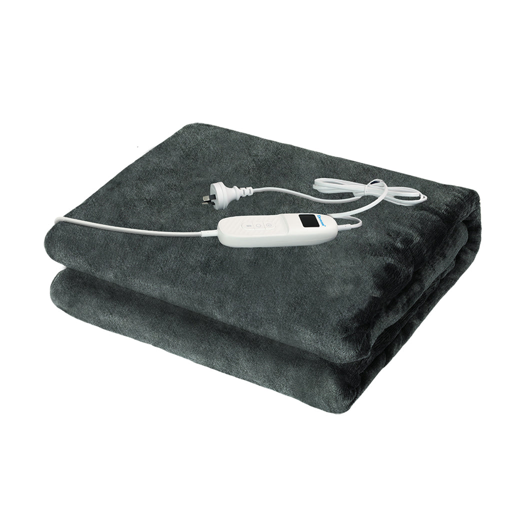 DreamZ Electric Throw Blanket Heated Timer Bedding Washable Warm Winter Snuggle-1886651027202117632
