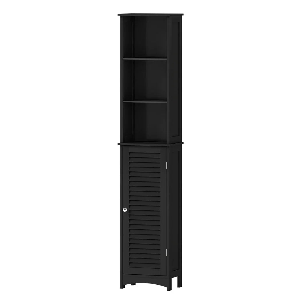 Levede Tall Bathroom Cabinet Storage 166cm Tallboy Cupboard Adjustable Shelf-2050056757920796672