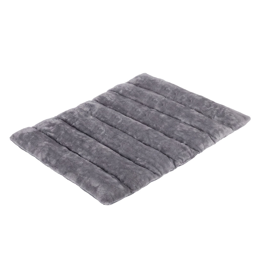 PaWz Dog Bed Large Plush Mat Water Resistant Base for Camping Car Boot Grey-2109799598460178433