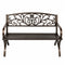 Levede Garden Bench Seat Outdoor Furniture Patio Park Lounge Chair Bronze 3 Seat-2072893558154727425
