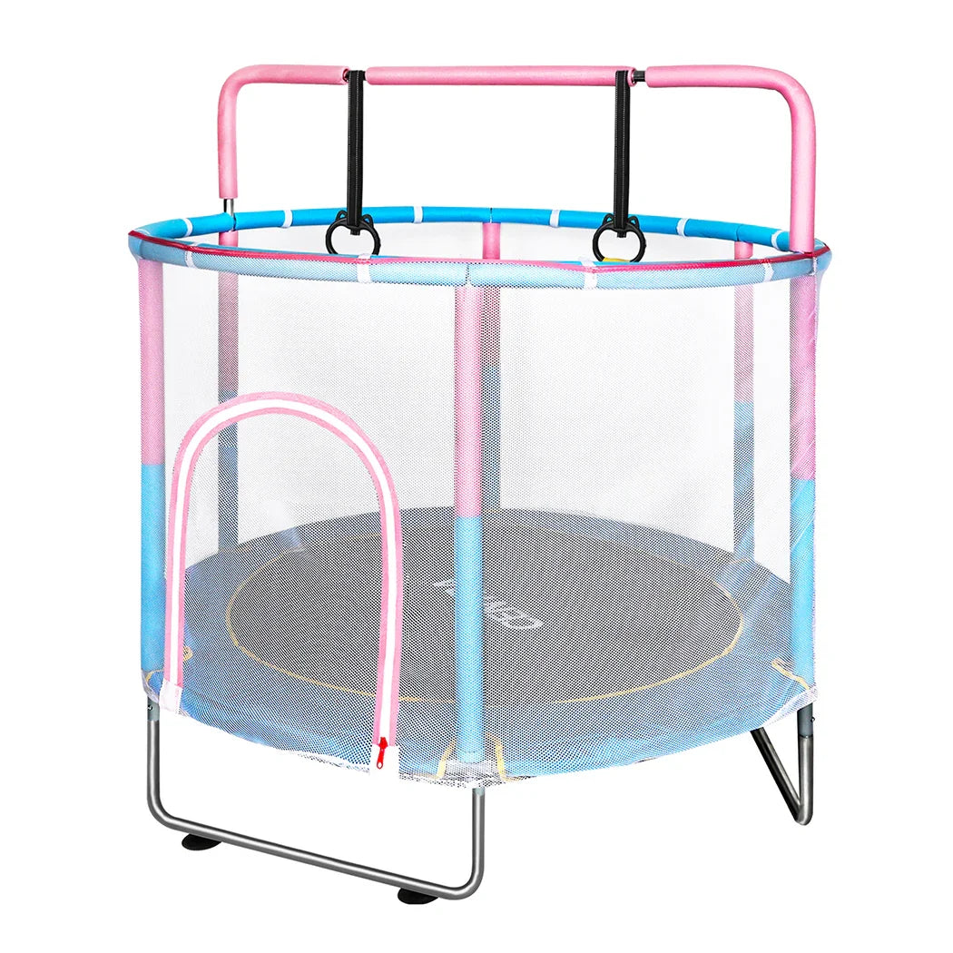 Centra 55" Kids Trampoline Rebounder Pink-2006732697984176129