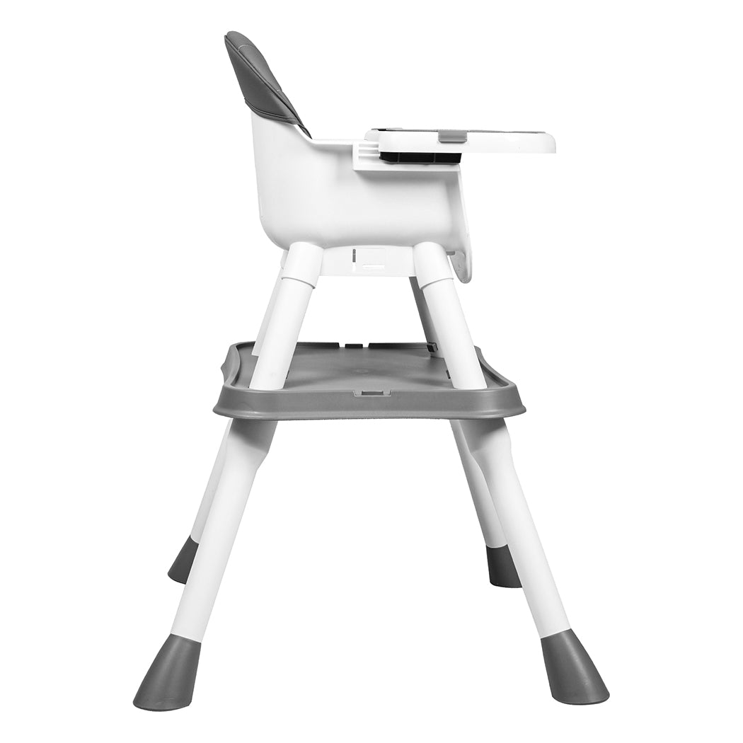 Baby High Chair 8-In-1 Removable Seat and Trays Eat Play Learn Table