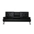 Levede Sofa Bed Adjustable Recliner Black-2006733286516330497