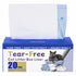 Pawz Cat Litter Bags 45 x 50cm 10kg 2Rolls 40ct Drawstring HDPE White Blue-2100034990476759041