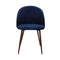 Levede 2x Dining Chairs Seat French Navy-2006733259186245633