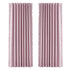 Marlow Blackout Curtains Pink 2 Panels Thermal Insulated Pom Pom 132cm x 160cm-2072893563976421377