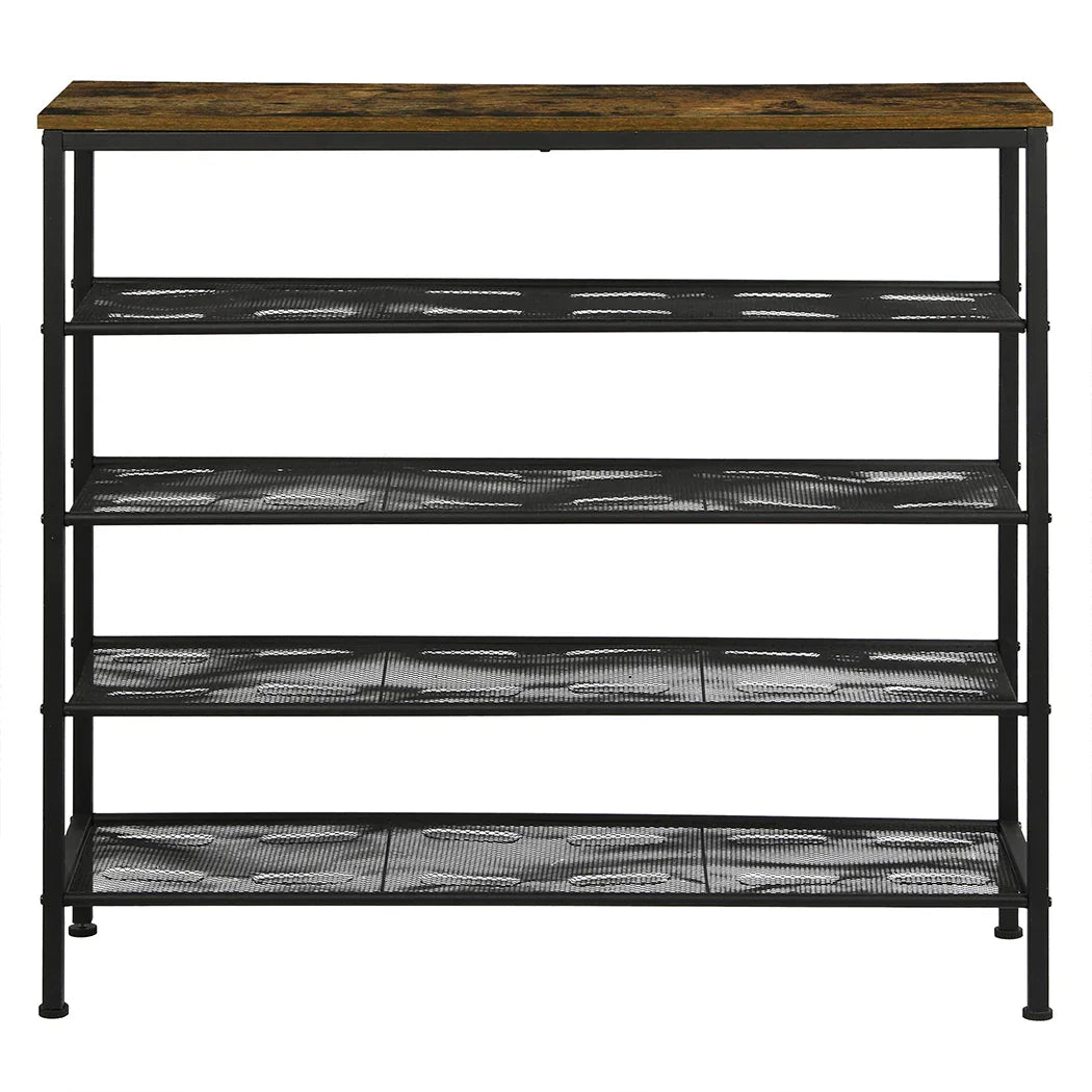 Levede 5-Tier Shoe Rack Storage Cabinet 100cm Wide-2018816890541051905