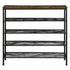 Levede 5-Tier Shoe Rack Storage Cabinet 100cm Wide-2018816890541051905