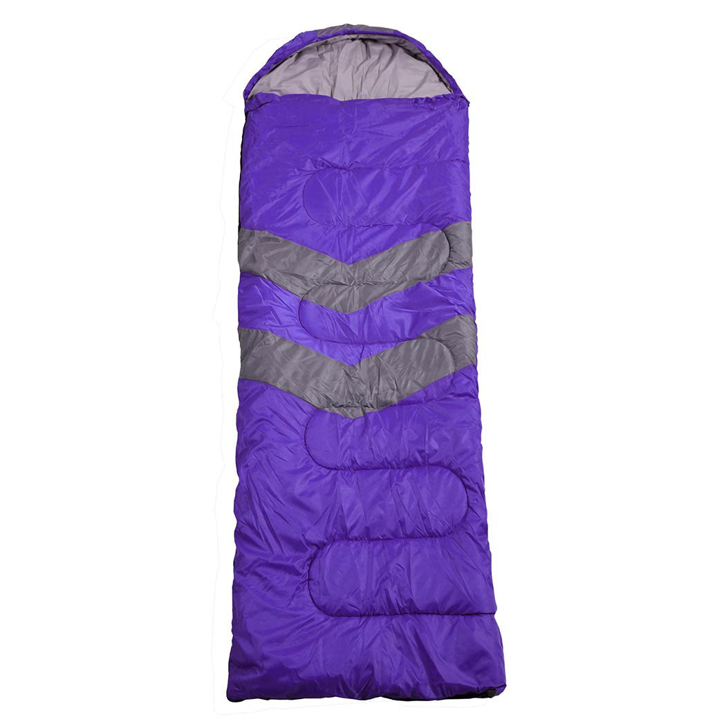 Mountview Single Sleeping Bag Bags Outdoor Purple-1894516814327713793