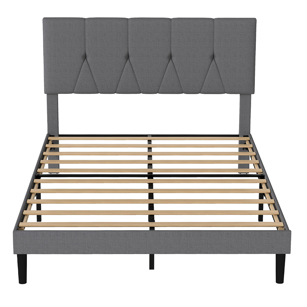 Levede Bed Frame Upholstered Platform Mattress Base Queen-2011971105635569665