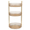 Ilus 360� Roating Makeup Organiser Vanity Countertop Shelf Cosmetic Holder Gold-2050056779160752129