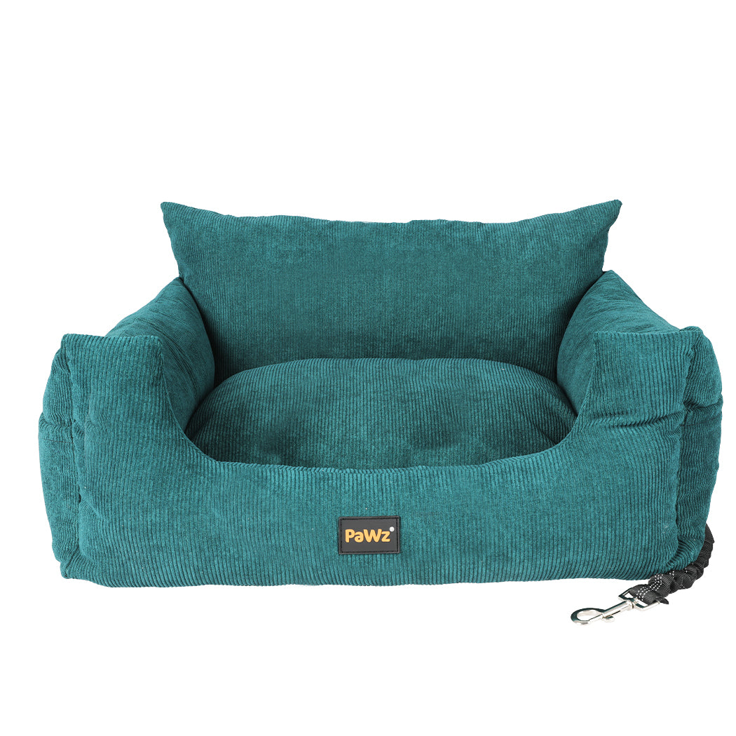 PaWz Pet Car Booster Seat Dog Protector L Green Large-2006732990641737729