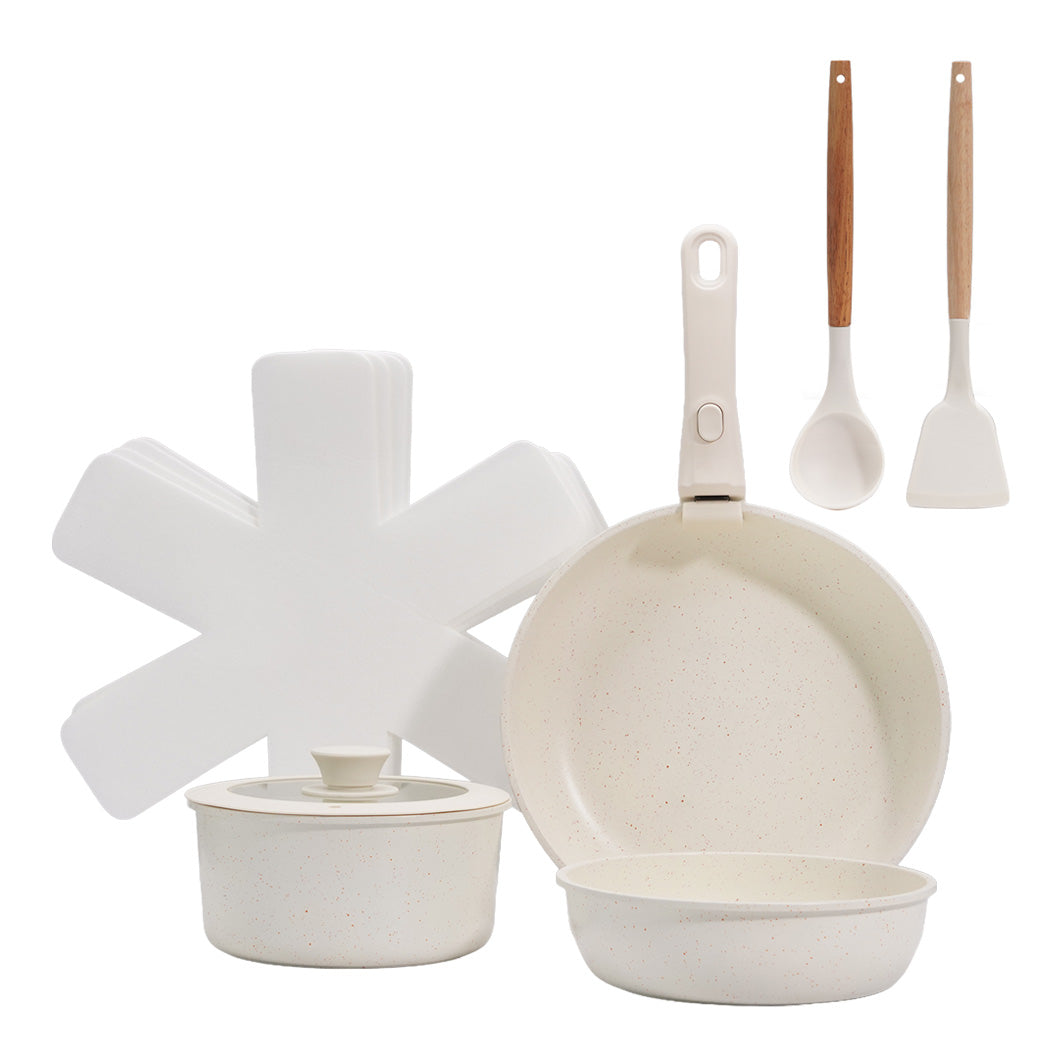 Toque 9-Piece Non Stick Cookware Set Kitchen Fry Pan-2011971112791052289