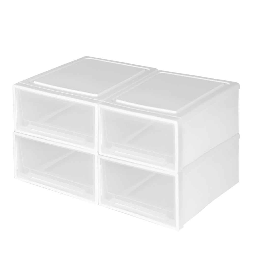 Storage Drawers Large Stackable Containers L 4PK-1942352809651474433