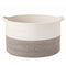 Levede Blanket Basket Cotton Rope Foldable Large with Handles Bedroom Brown-2100035024177991681