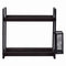 Levede 2 Tier Countertop Organiser Classic Storage Rack Bathroom Kitchen Black-2072893554912530433