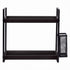 Levede 2 Tier Countertop Organiser Classic Storage Rack Bathroom Kitchen Black-2072893554912530433
