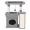 Pawz Cat Tree Tower Large Perch Condo Sisal Scratcher for Indoor Felines Grey-2100034993777676289