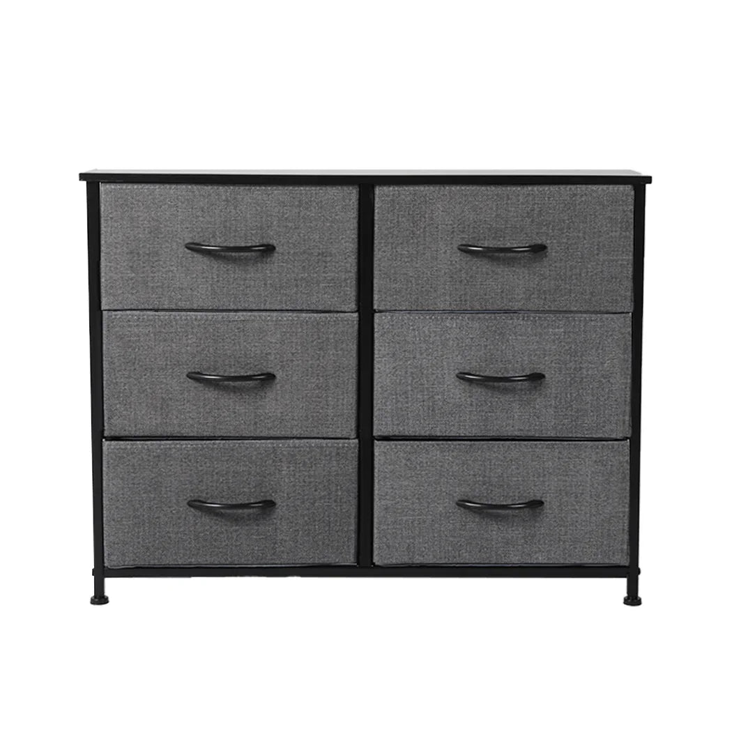 Levede Storage Cabinet Tower Chest Dark Grey-2006733261635719169