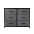 Levede Storage Cabinet Tower Chest Dark Grey-2006733261635719169