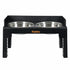 Pawz Elevated Dog Bowls Pet Feeder 6 Height Adjustable Raised Food Water Large-2050056766900801537
