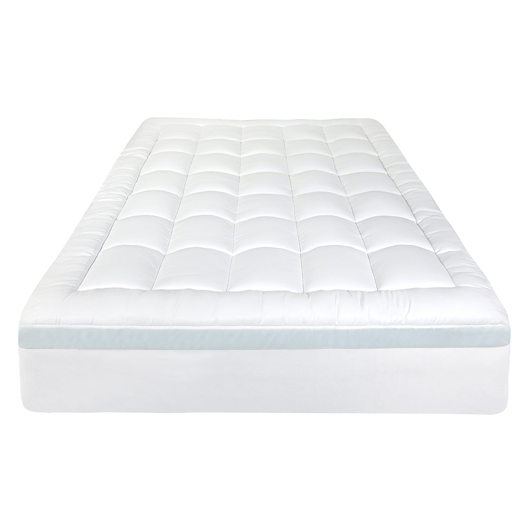 Dreamz Gel Memory Foam Mattress Topper 8cm Double Size-2050056897591119873