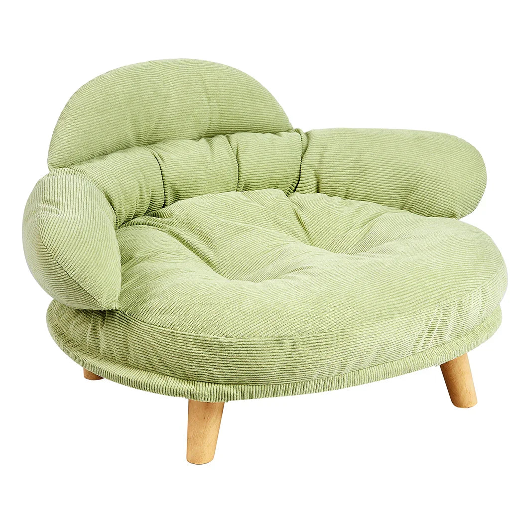 Pawz Elevated Pet Dog Cat Sofa Bed Couch L Size Green-2006732903517655041