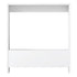 Levede Side Table with Magazine Rack Small End Table-2029387218279337985