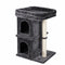 Pawz Cat Tree Cat Tower Top Perch Sisal Post E1 Particle Board Dark Grey-2100034992326447105