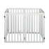 PaWz Wooden Pet Gate Dog Fence Safety White 6 Panels-2018816846903513089