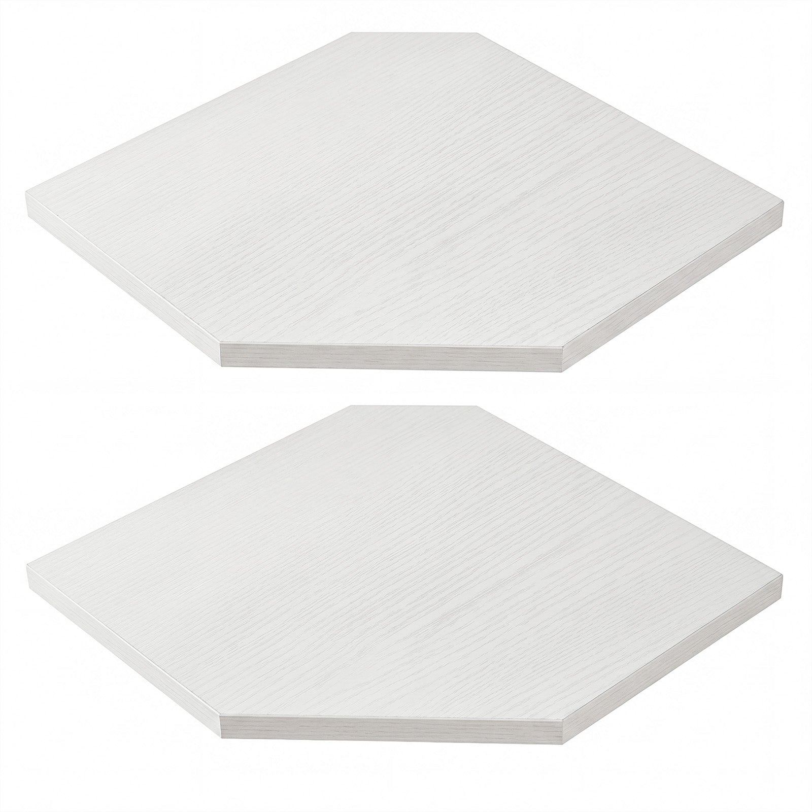Levede Corner Shelves 2 Pcs Wall Mounted Floating Storage Display Rack Bedroom-2061251869040316417
