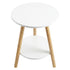 Levede Round Coffee Table 2-Layer Living Room End Tables Bedroom Side Tables-2050059016905822209