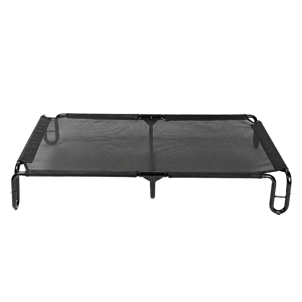 Pawz Elevated Dog Bed M Breathable Mesh Cooling for Indoor Outdoor Black-2100034991567278081