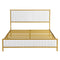 Levede Metal Bed Frame Under Bed Storage Double Beige-1894516794161500161