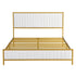 Levede Metal Bed Frame Under Bed Storage Double Beige-1894516794161500161