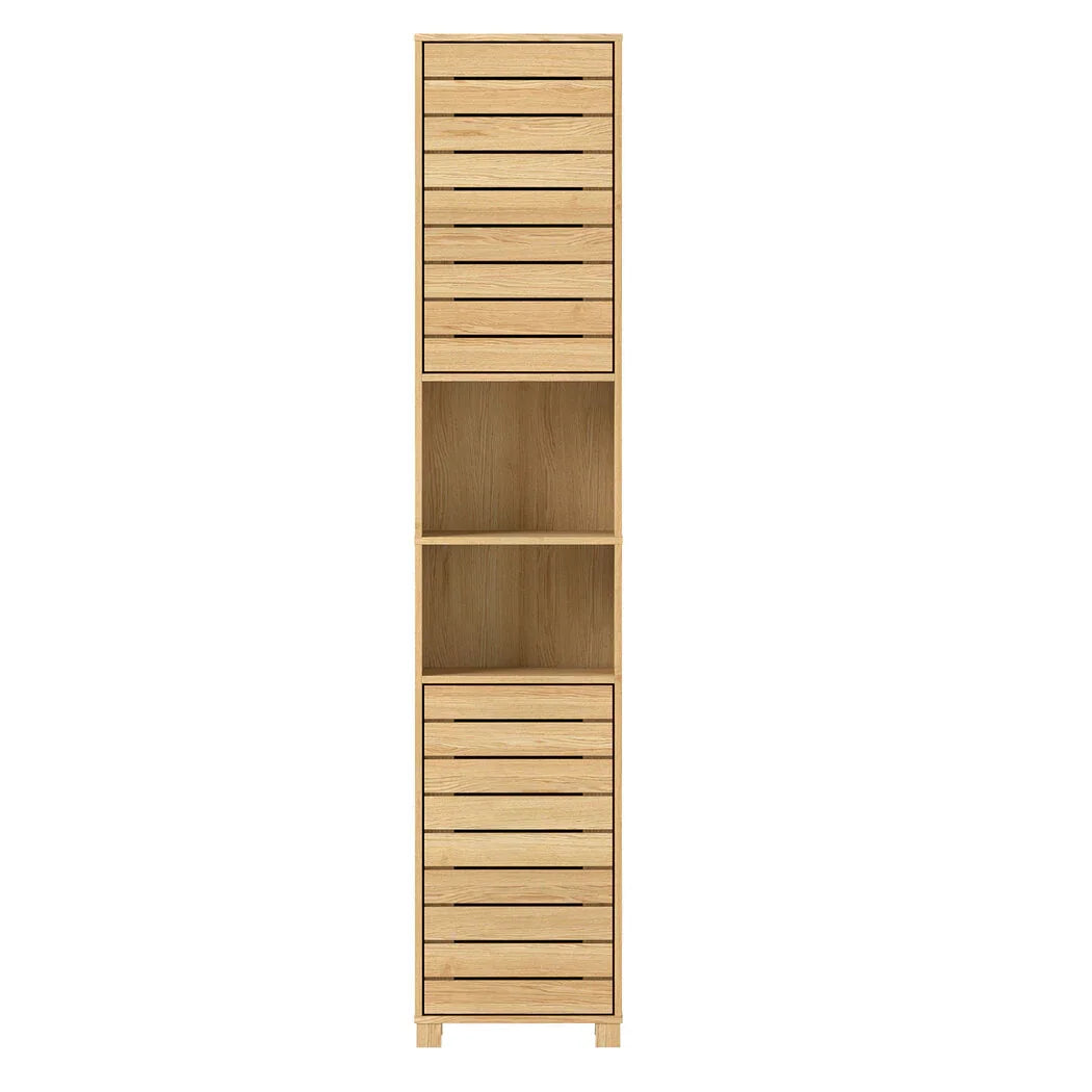 Levede Tall Bathroom Cabinet Storage 165cm Tallboy Adjustable Shelf Cupboard-2050056758117928961