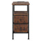 Levede Bedside Table Side Table 2 Drawers Cabinet Brown-2011971114674294785