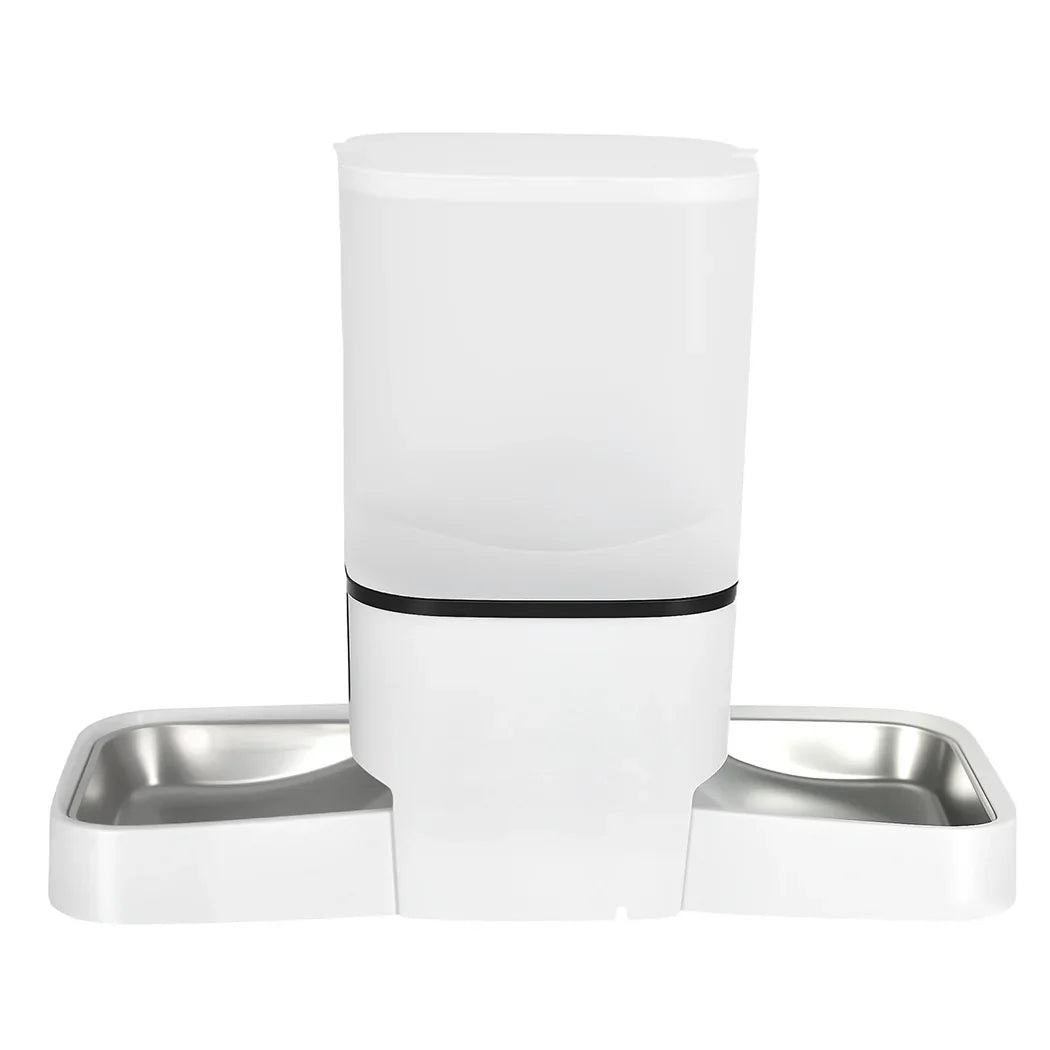 PaWz 6L Automatic Pet Feeder 2 Bowl Food Dispenser-2050056902800445441