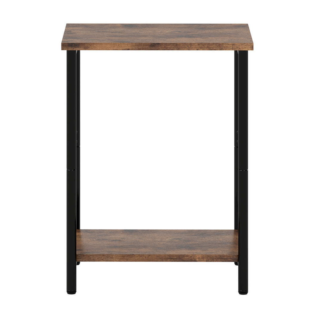 Levede Side Table 2-Tier Industrial Vintage End Table Storage Shelf Nightstand-2050059016343785473