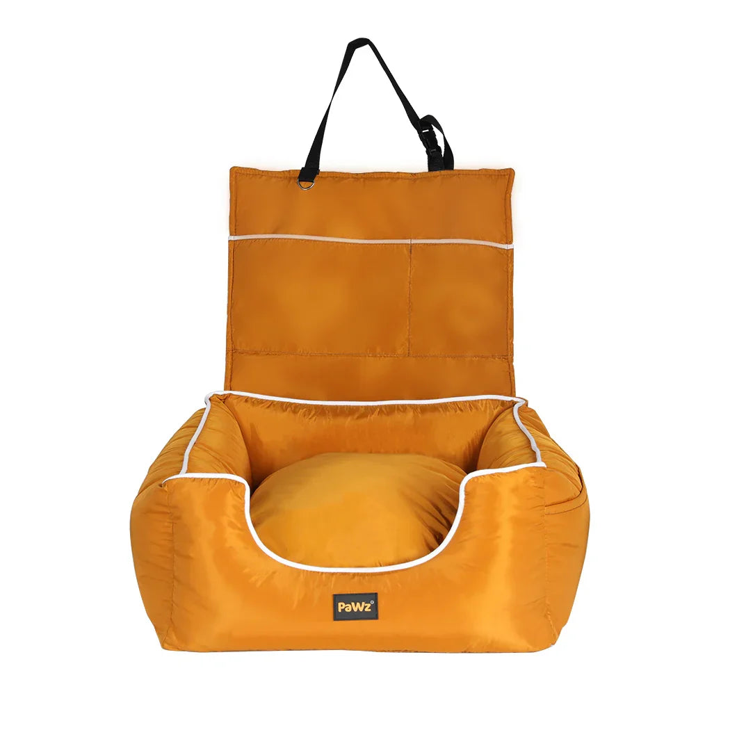 PaWz Pet Car Seat Travel Safety Carrier Orange-2018816732663255041
