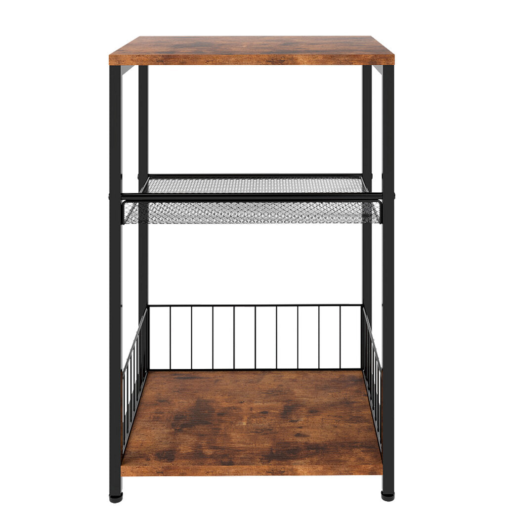 Levede Side Table 3-Tier Storage Shelf Modern Table-2011971113818656769