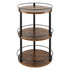 Toque Lazy Susan Turntable 3 Tier 360° Spin Pantry Organiser For Kitchen Brown-2109799596040065026